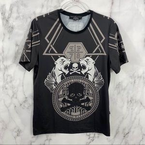 Philipp Plein Homme Big Cat Embellish Tee Men’s XXL Bling Limited Edition